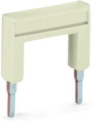 Wago Push-in type jumper bar; insulated; from 1 to 5; Nominal current 14 A; light gray (2000-435)