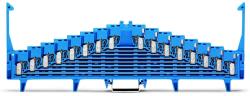 Wago 8-level terminal block for matrix patching; for 35 x 15 mounting rail; 1, 50 mm2; blue (727-134/002-000)