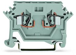 Wago 2-conductor carrier terminal block; for DIN-rail 35 x 15 and 35 x 7.5; 2.5 mm2; CAGE CLAMP®; 2, 50 mm2; gray (280-616)