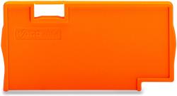 Wago Separator plate; 2 mm thick; oversized; orange (2004-1394)