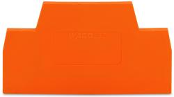 Wago End and intermediate plate; 2.5 mm thick; orange (280-341)