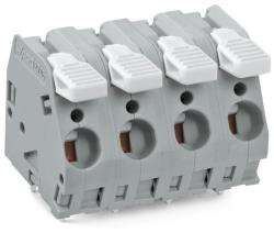 Wago PCB terminal block; lever; 6 mm2; Pin spacing 10 mm; 11-pole; CAGE CLAMP®; 6, 00 mm2; gray (2706-211)