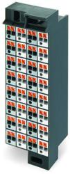 Wago Matrix patchboard; 32-pole; Marking 33-64; Color of modules: blue; for 19" racks; 1, 50 mm2; dark gray (726-812)
