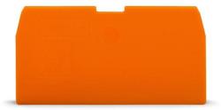 Wago End and intermediate plate; 1 mm thick; orange (870-944)