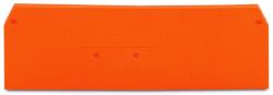 Wago End and intermediate plate; 2.5 mm thick; orange (281-335)