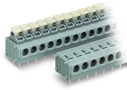 Wago PCB terminal block; 2.5 mm2; Pin spacing 5/5.08 mm; 5-pole; PUSH WIRE®; 2, 50 mm2; gray (235-405/333-000)