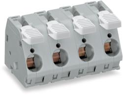 Wago PCB terminal block; lever; 16 mm2; Pin spacing 15 mm; 8-pole; CAGE CLAMP®; 16, 00 mm2; gray (2716-208)
