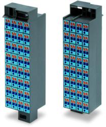 Wago Matrix patchboard; 32-pole; Marking 33-64; Color of modules: blue; for 19" racks; 1, 50 mm2; dark gray (726-802)