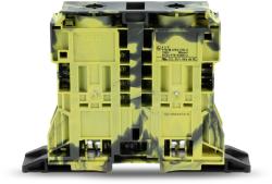 Wago 2-conductor through terminal block; 185 mm2; suitable for Ex e II applications; lateral marker slots; with fixing flanges; POWER CAGE CLAMP; 185, 00 mm2; dark gray-yellow (285-1167/999-950)