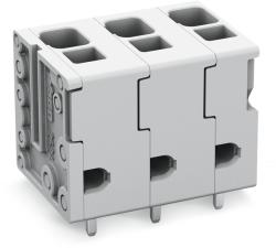 Wago PCB terminal block; 4 mm2; Pin spacing 7.5 mm; 4-pole; Push-in CAGE CLAMP®; 4, 00 mm2; gray (2624-3304)