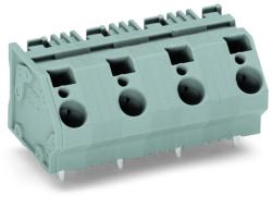 Wago PCB terminal block; 6 mm2; Pin spacing 15 mm; 5-pole; CAGE CLAMP®; commoning option; 6, 00 mm2; gray (745-1455)