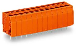 Wago PCB terminal block; 2.5 mm2; Pin spacing 5.08 mm; 7-pole; CAGE CLAMP®; 2, 50 mm2; orange (739-157)