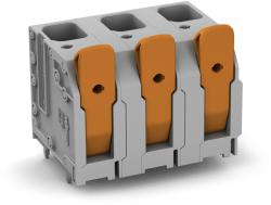 Wago PCB terminal block; lever; 16 mm2; Pin spacing 15 mm; 7-pole; Push-in CAGE CLAMP®; 16, 00 mm2; gray (2616-3357)