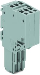 Wago 2-conductor female connector; 1.5 mm2; 3-pole; 1, 50 mm2; gray (2020-203)