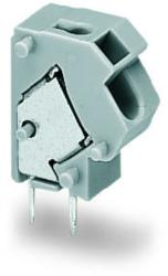 Wago Stackable PCB terminal block; 2.5 mm2; Pin spacing 7.5/7.62 mm; 1-pole; PUSH WIRE®; 2, 50 mm2; light gray (254-853)