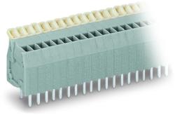 Wago PCB terminal block; push-button; 0.5 mm2; Pin spacing 2.5 mm; 48-pole; CAGE CLAMP®; 0, 50 mm2; gray (234-248)