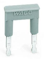 Wago Alternate comb-style jumper bar; insulated; 2-way; IN = IN terminal block; gray (279-492)
