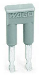 Wago Comb-style jumper bar; insulated; 2-way; IN = IN terminal block; gray (281-482)