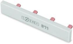 Wago Push-in type jumper bar; insulated; 6-way; Nominal current 63 A; light gray (811-476)