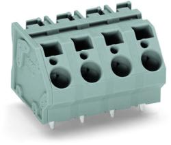 Wago PCB terminal block; 6 mm2; Pin spacing 10 mm; 7-pole; CAGE CLAMP®; commoning option; 6, 00 mm2; gray (745-1357)