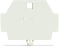 Wago End plate; with snap-in mounting foot; light gray (262-373)