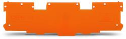 Wago End and intermediate plate; 1.1 mm thick; orange (769-310)