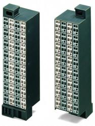 Wago Matrix patchboard; 32-pole; Marking 1-32; Colors of modules: gray/white; Module marking, side 1 and 2 vertical; for 19" racks; 1, 50 mm2; dark gray (726-325)