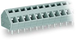 Wago PCB terminal block; 2.5 mm2; Pin spacing 5/5.08 mm; 14-pole; CAGE CLAMP®; commoning option; 2, 50 mm2; dark gray (236-114/000-008)