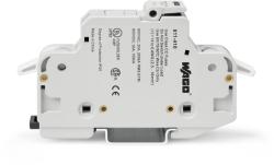 Wago 2-conductor fuse terminal block; for class CC fuses; 1-pole; without blown fuse indication; for DIN-rail 35 x 15 and 35 x 7.5; 16 mm2; CAGE CLAMP®; 16, 00 mm2; light gray (811-410)