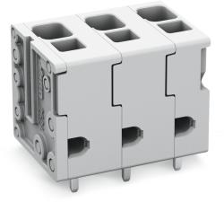 Wago PCB terminal block; 4 mm2; Pin spacing 7.5 mm; 9-pole; Push-in CAGE CLAMP®; 4, 00 mm2; gray (2624-3309)
