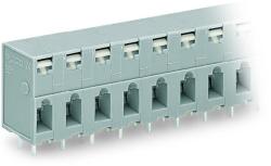 Wago PCB terminal block; push-button; 2.5 mm2; Pin spacing 7.5 mm; 2-pole; CAGE CLAMP®; 2, 50 mm2; gray (741-302)