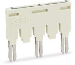 Wago Ready-made push-in type jumper bar; insulated; 3-way (1-3-5); Nominal current 18 A; light gray (870-405/011-000)