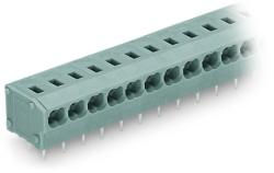 Wago 2-conductor PCB terminal block; 0.75 mm2; Pin spacing 5/5.08 mm; 6-pole; PUSH WIRE®; 0, 75 mm2; gray (235-456)