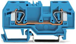 Wago 2-conductor through terminal block; 6 mm2; suitable for Ex i applications; center marking; for DIN-rail 35 x 15 and 35 x 7.5; CAGE CLAMP®; 6, 00 mm2; blue (282-904)