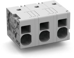 Wago PCB terminal block; 6 mm2; Pin spacing 12.5 mm; 9-pole; Push-in CAGE CLAMP®; 6, 00 mm2; gray (2626-1359)