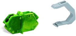 Wago Feedthrough terminal block; 4 mm2; Pin spacing 7 mm; 1-pole; CAGE CLAMP®; 4, 00 mm2; green-yellow (826-161/000-016)
