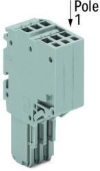 Wago 2-conductor female connector; 1.5 mm2; 14-pole; 1, 50 mm2; gray (2020-214)