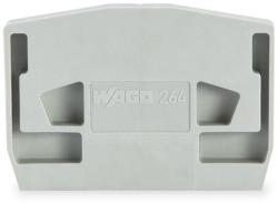 Wago End plate; for terminal blocks with snap-in mounting foot; 4 mm thick; gray (264-371)