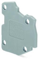 Wago End plate; for modular TOPJOB®S connector; 1.5 mm thick; gray (2002-541)