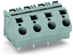 Wago PCB terminal block; 6 mm2; Pin spacing 12.5 mm; 3-pole; CAGE CLAMP®; commoning option; 6, 00 mm2; gray (745-1403)