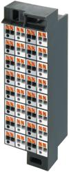 Wago Matrix patchboard; 32-pole; plain; Colors of modules: gray/white; for 19" racks; 1, 50 mm2; dark gray (726-770)