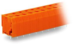 Wago PCB terminal block; 2.5 mm2; Pin spacing 7.62 mm; 12-pole; CAGE CLAMP®; 2, 50 mm2; orange (739-242)