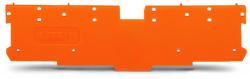 Wago End and intermediate plate; 1.1 mm thick; orange (769-302)