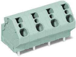 Wago PCB terminal block; 4 mm2; Pin spacing 10 mm; 4-pole; CAGE CLAMP®; 4, 00 mm2; gray (745-3204)