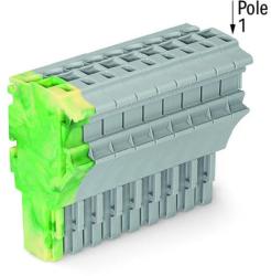 Wago 1-conductor female plug; 2.5 mm2; 11-pole; 2, 50 mm2; green-yellow, gray (2022-111/000-037)