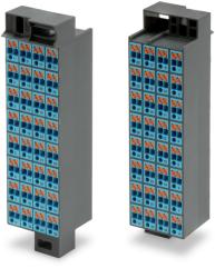 Wago Matrix patchboard; 32-pole; Marking 1-32; Color of modules: blue; for 19" racks; 1, 50 mm2; dark gray (726-801)