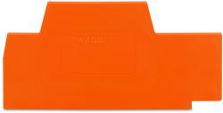 Wago End and intermediate plate; 2.5 mm thick; orange (280-343)