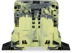 Wago 2-conductor through terminal block; 50 mm2; lateral marker slots; with fixing flanges; POWER CAGE CLAMP; 50, 00 mm2; dark gray-yellow (285-147)
