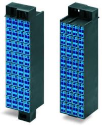 Wago Matrix patchboard; 32-pole; Marking 33-64; suitable for Ex i applications; Color of modules: blue; Module marking, side 1 and 2 vertical; for 19" racks; 1, 50 mm2; dark gray (726-342)