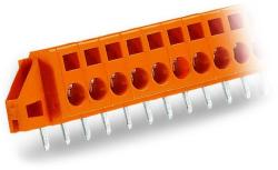 Wago PCB terminal block; 2.5 mm2; Pin spacing 5.08 mm; 12-pole; CAGE CLAMP®; clamping collar; 2, 50 mm2; orange (231-642/017-000)